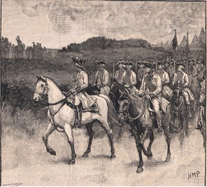 Rendición de Burgoyne en Saratoga AD 1777 de Henry Marriott Paget
